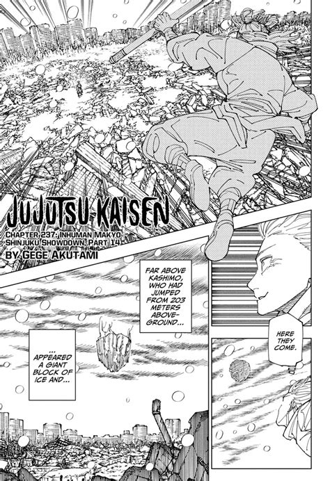 237 chapter jjk|Jujutsu Kaisen